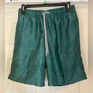 Goodfellow & Co 7” Inseam Green Swim Trunks Men’s Small